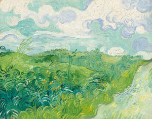 Art Prints of Green Wheat Fields, Auvers by Vincent Van Gogh