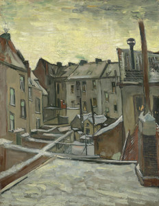 Art Prints of Houses Seen from the Back by Vincent Van Gogh