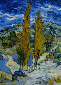 Art Prints of Poplars at Saint Remy by Vincent Van Gogh