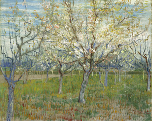 Art Prints of The Pink Orchard by Vincent Van Gogh