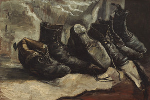 Art Prints of Three Pairs of Shoes by Vincent Van Gogh
