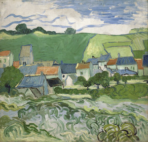 Art Prints of View of Auvers by Vincent Van Gogh