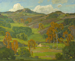 Art Prints of Autumn Sycamores by William Wendt