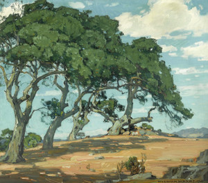 Art Prints of The Top of the Hill near San-luis-Opispo by William Wendt