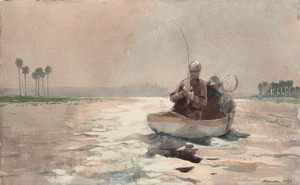 Art Prints of Bass Fishing, Florida by Winslow Homer