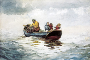 Art Prints of Crab Fishing by Winslow Homer