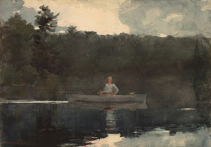 Art Prints of The Lone Fisherman by Winslow Homer