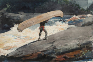 Art Prints of The Portage by Winslow Homer