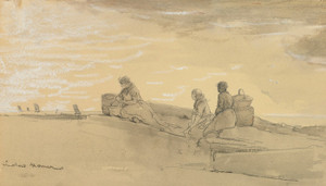 Art Prints of Waiting by Winslow Homer