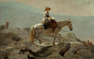 Art Prints of The Bridle Path White Mountains by Winslow Homer