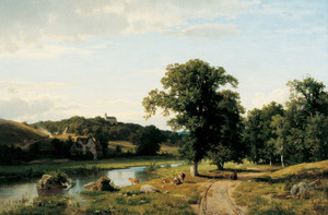 Art Prints of The Mill by Worthington Whittredge