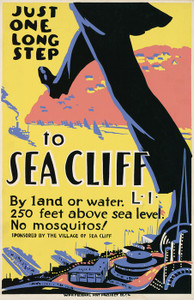 Art Prints of Just One Long Step to Sea Cliff (399449), Travel Poster