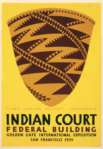 Art Prints of Indian Court Federal Building, San Francisco, Travel Posters