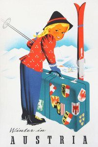 Art Prints of Winter in Austria, Travel Posters