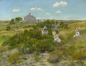 Art Prints of The Big Bayberry Bush by William Merritt Chase