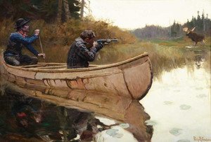 Art prints of Moose Hunters by Philip Goodwin