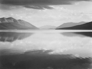 Art prints of Evening, McDonald Lake, Glacier National Park, Montana