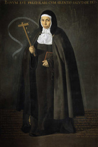 Art prints of Portrait of Jerónima de la Fuente by Diego Velazquez