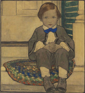 Art prints of When Daddy was a Little Boy by Jessie Willcox Smith