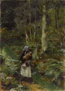 Art prints of With a Babe in the Woods by Laura Theresa Alma-Tadema