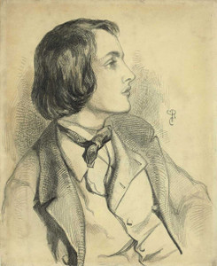Art prints of William Michael Rossetti, 1846 by Dante Gabriel Rossetti