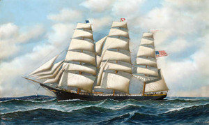 Giclee prints of Famous Clipper, Young American at Sea by Antonio Jacobsen