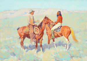 Art Prints of Casuals on the Range by Frederic Remington