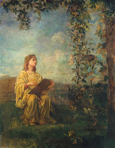 Art Prints of The Muse of Painting by John La Farge