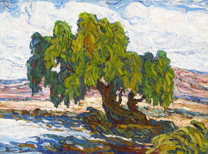 Art Prints of Old Willows by Birger Sandzen
