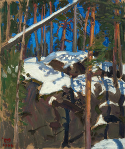 Art Prints of Spring Sun at Konginkangas by Akseli Gallen-Kallela