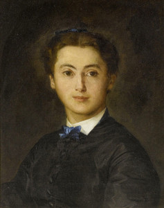 Art Prints of Portrait of Therese Wyttenbach Fischer, 1869 by Albert Anker