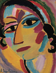 Art Prints of Mystical Head, Galka by Alexej Von Jawlensky