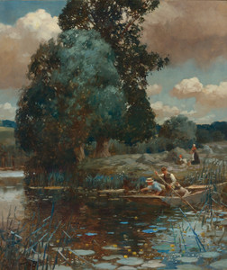 Art Prints of A Summer Afternoon by Alfred James Munnings