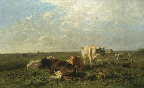 Art Prints of Cattle at Pasture by Anton Mauve
