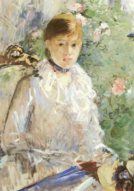 Art Prints of Young Woman by a Window, Summer by Berthe Morisot