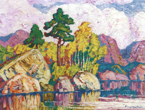 Art Prints of Early Fall in the Mountains by Birger Sandzen