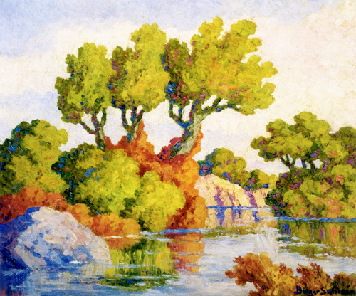 Art Prints of Kansas Landscape, Smoky Hill River by Birger Sandzen