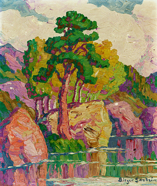 Art Prints of Pine and Aspen by Birger Sandzen