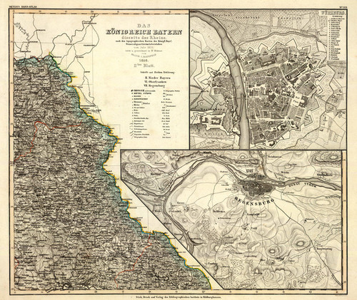 Art Prints of Bayern, 1858 (4807034) by Carl Franz Radefeld and Joseph Meyer