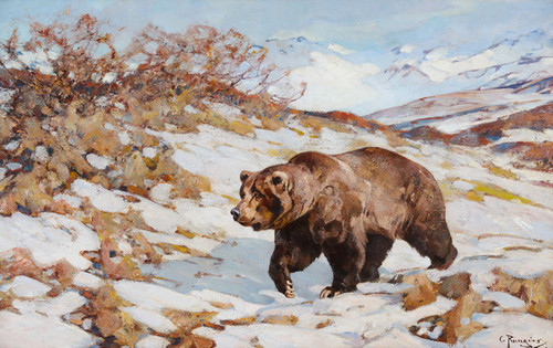 Art Prints of Alaskan Brown Bear by Carl Rungius