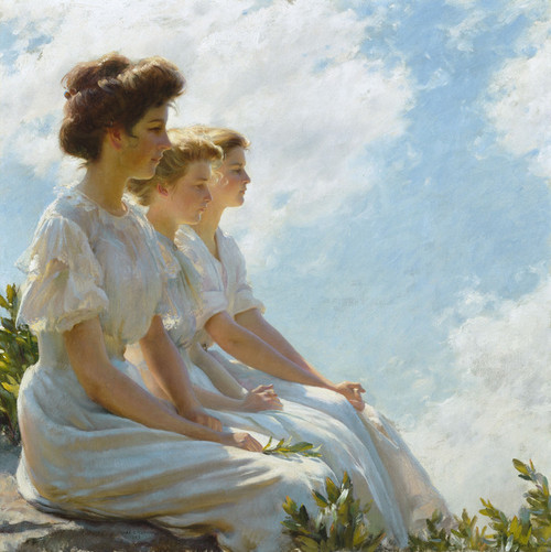 Art Prints of On the Heights by Charles Courtney Curran