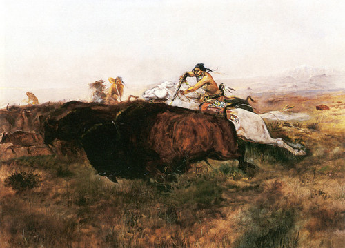 Art Prints of Buffalo Hunt, No. 10 by Charles Marion Russell