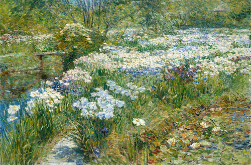 Art Prints of The Water Garden by Childe Hassam