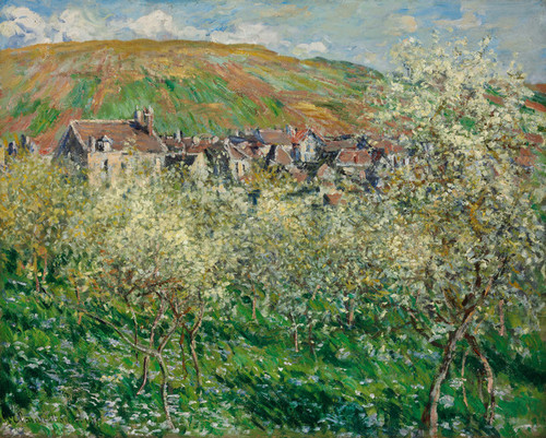 Art Prints of Flowering Plum Trees by Claude Monet