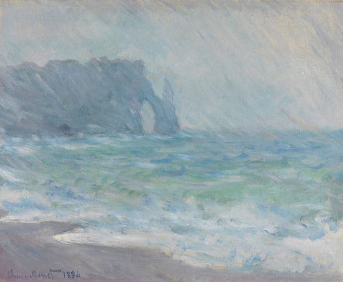 Art Prints of Regnvaer, Etretat by Claude Monet