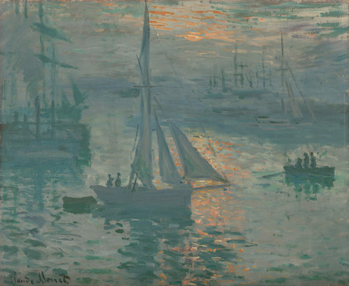 Art Prints of Sunrise Marine by Claude Monet