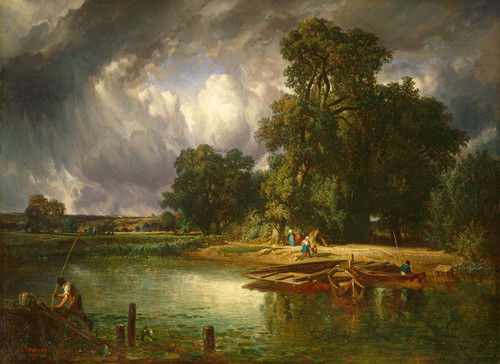 Art Prints of The Approaching Storm by Constant Troyon
