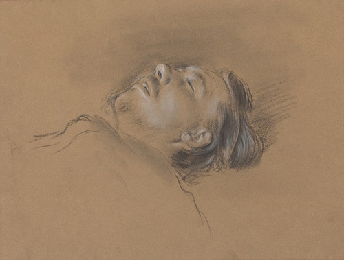 Art Prints of Head of the Fallen Jockey by Edgar Degas