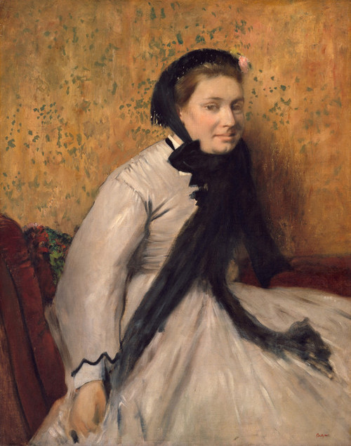 Art Prints of Portrait of a Woman in Gray by Edgar Degas