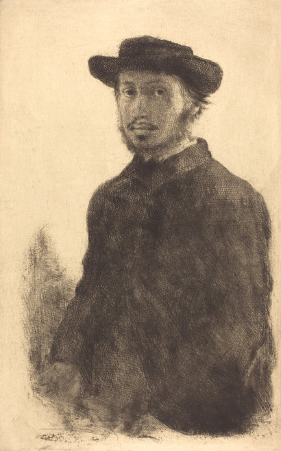 Art Prints of Self Portrait, 1857 by Edgar Degas